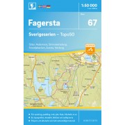 67 Fagersta Sverigeserien 1:50 000